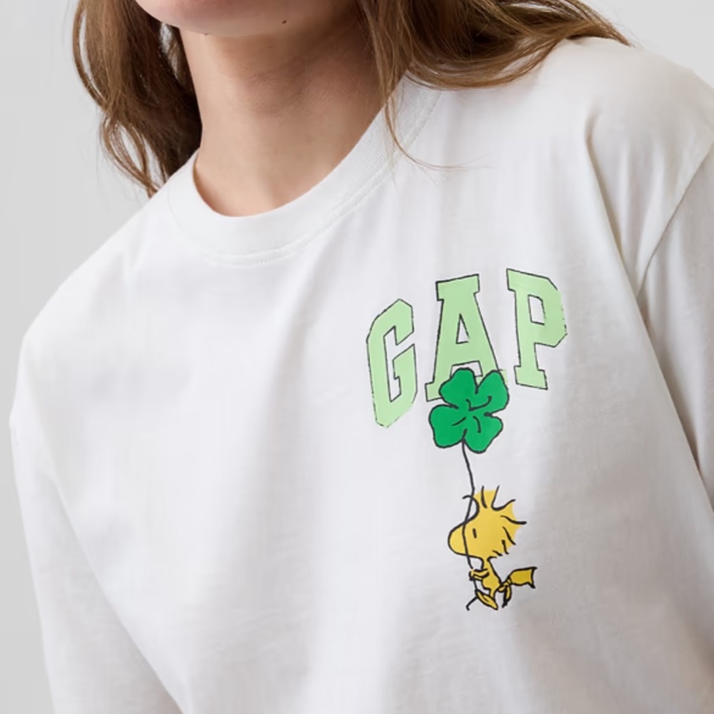 GAP Factory Peanuts Woodstock Oversized Crewneck T-Shirt
